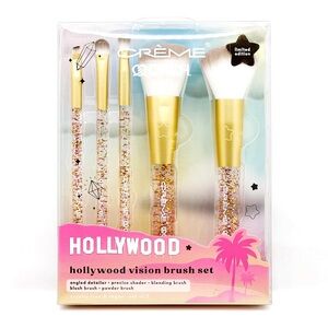 2/$40 NWT The Creme Shop x ONCH x Hollywood Vision Brush Set Makeup Brush Set